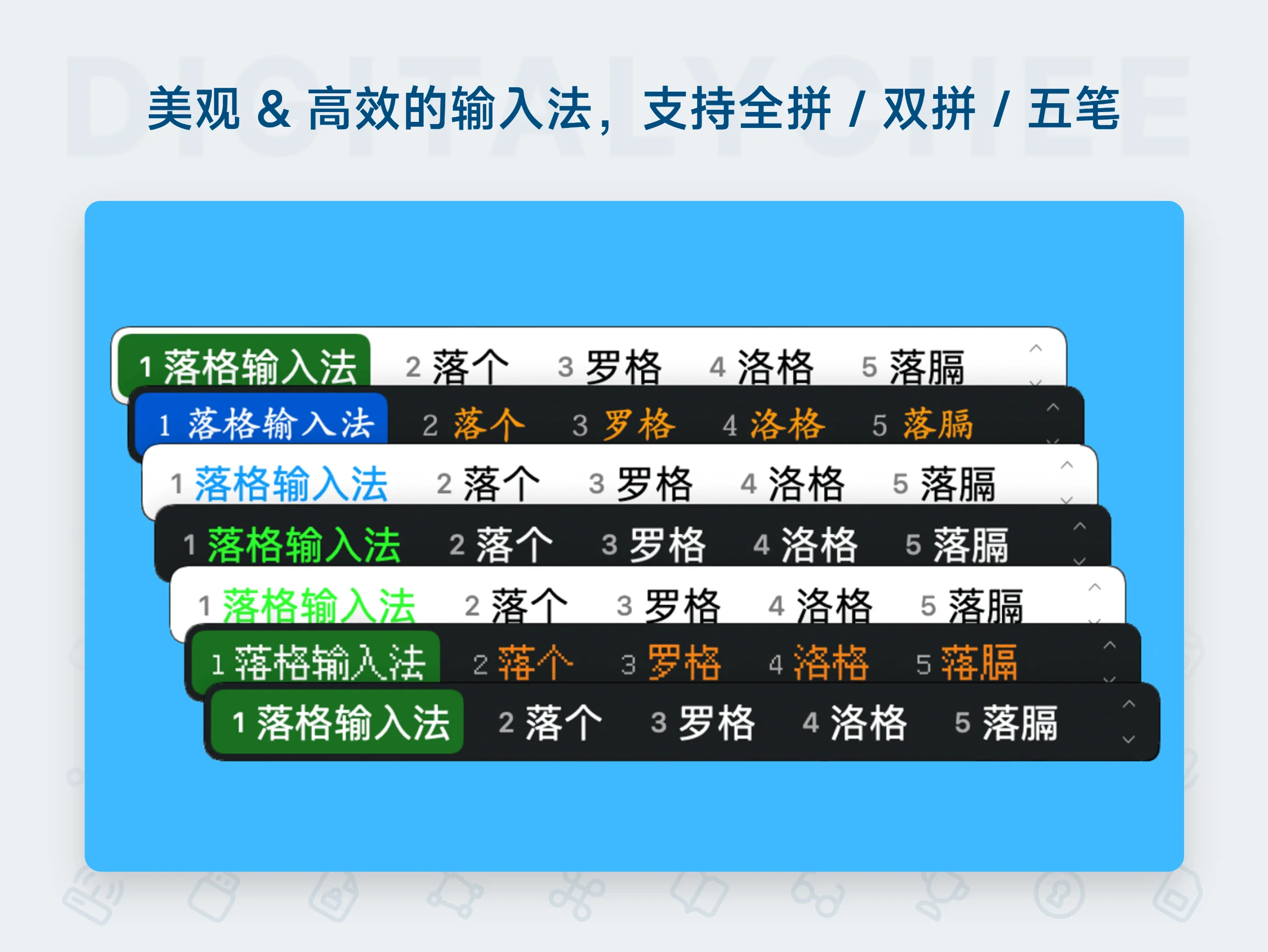 落格输入法 3